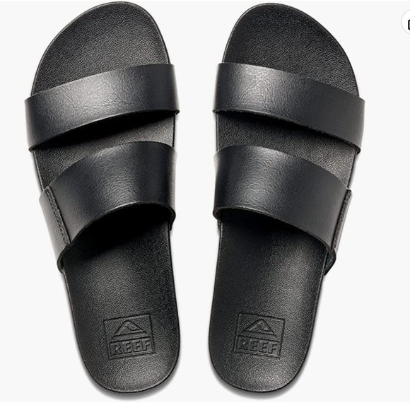 Reef Shoes - LIKE NEW: Reef Cushion Bounce Vista Black Sandals Size 8